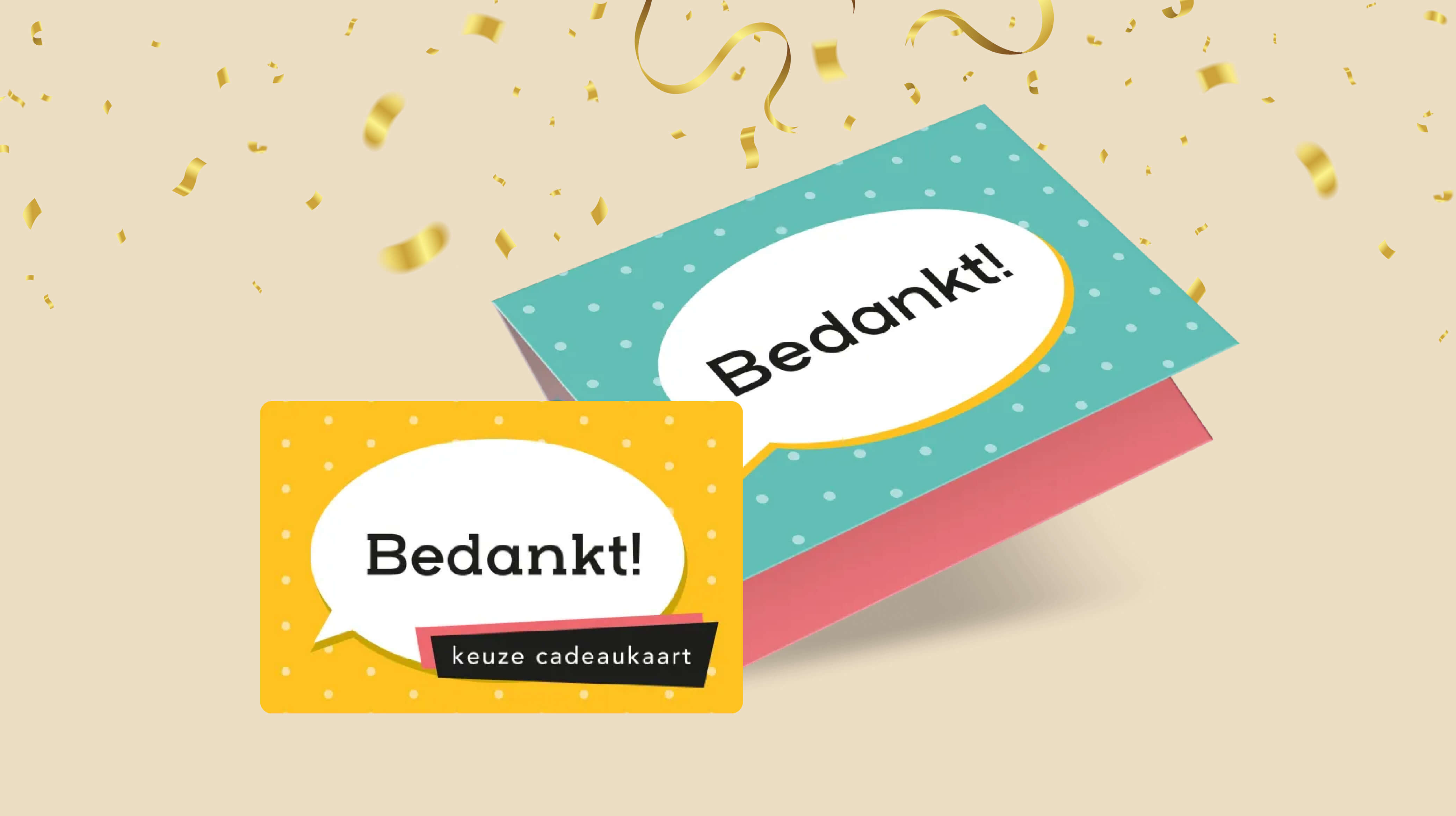 Verras je collega met de veelzijdige Bedankt cadeaukaart